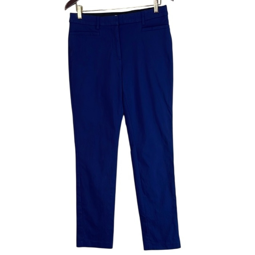 Ricki's Stretch Slim Fit Pants Navy Blue Hidden Elastic Waistband Size 8